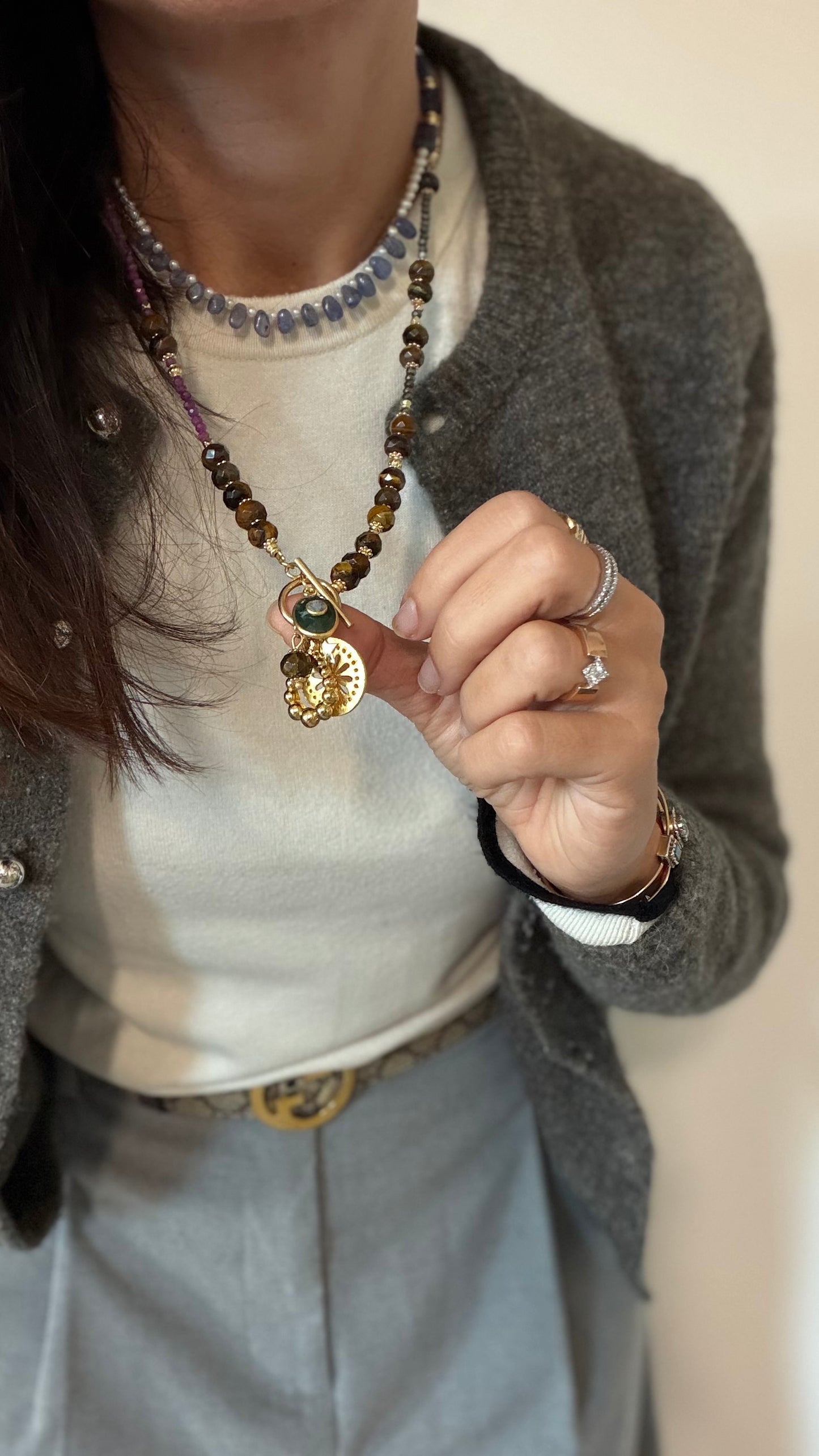 Collana occhio di tigre