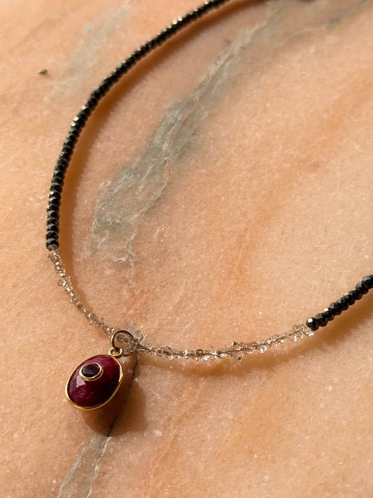 Collana Rubino